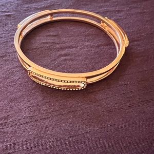 Coach rose gold bangle